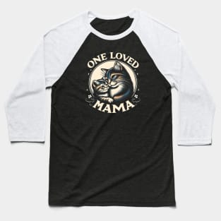 One loved mama - cats Baseball T-Shirt